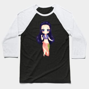 Anime Cute Girl Baseball T-Shirt